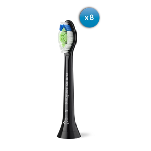 Резервни глави PHILIPS HX6068/88 Sonicare Optimal White, 8бр., Black