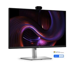 Монитор Dell P2726DEV, 27" Webcam Monitor, IPS Anti-Glare, 5ms, 100 Hz, 1500:1, 350 cd/m2, QHD 2560x1440, 99% sRGB, HDMI, Display Port, USB-C Hub, RJ45, Webcam, KVM Switch, PD 90W, Height Adjustable, Pivot, Swivel, Tilt, Black