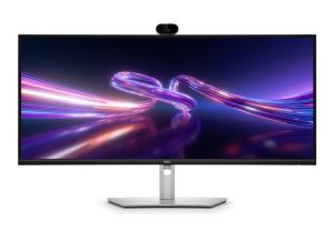 Монитор DELL Pro P P3426WEV, 34.1" IPS Curved 3800R, WQHD (3440x1440) 100Hz, 21:9, 5ms, 350 cd/m2, 1500:1, Webcam 4MP, HDMI, Display Port, USB-C, RJ45, USB Hub, Black