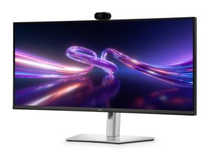 Монитор DELL Pro P P3426WEV, 34.1" IPS Curved 3800R, WQHD (3440x1440) 100Hz, 21:9, 5ms, 350 cd/m2, 1500:1, Webcam 4MP, HDMI, Display Port, USB-C, RJ45, USB Hub, Black