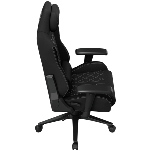 LORGAR CHA41, Ergonomic Gaming Chair Advanced, premium anti-stain fabric, Black/white