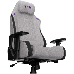 LORGAR CHA41, Ergonomic Gaming Chair Advanced, premium anti-stain fabric, Grey