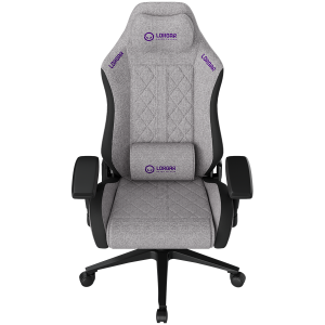 LORGAR CHA41, Ergonomic Gaming Chair Advanced, premium anti-stain fabric, Grey