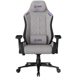 LORGAR CHA41, Ergonomic Gaming Chair Advanced, premium anti-stain fabric, Grey