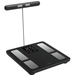Кантар - анализатор Klausberg KB 7856, До 180 кг, Bluetooth, Android/iOS, LCD дисплей, 14 телесни стойности, Черен