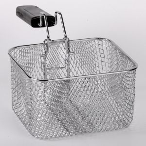 Фритюрник Elite EDF-1103, 1200W, 2.5 л, 190C, Капак с прозорец за наблюдение, Филтър против миризми, Дигитален контрол, Черен/инокс