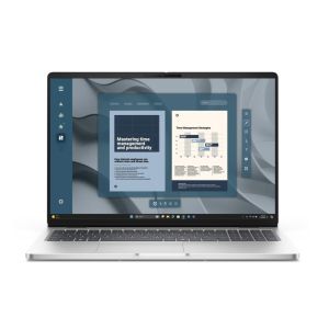 Лаптоп Dell Pro 16 PC16255, AMD Ryzen AI 7 350, 16.0" FHD+(1920x1200) IPS AG 300nits, 16 GB DDR5 5600 MT/s, 512 GB SSD, AMD Radeon 860M, FHD HDR +IR Cam and Mic, Wi-Fi 6E, FPR, Backlit Kb, Win 11 Pro, 3Y PS, Plat. silver + Dell Pro 14-16 Premium Slim Back