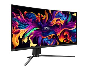 Монитор MSI MPG 341CQPX QD-OLED, 34.18" QD-OLED Curved 1800R, UWQHD (3440x1440) 240Hz, 21:9, 0.03ms, 1000cd/m2, 1.5M:1, NVIDIA G-SYNC, DP, 2xHDMI, USB Type-C, USB hub, Black