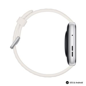 Часовник Huawei Watch Fit 5 Niki-B19F White + Huawei Freebuds SE 4 ANC, White
