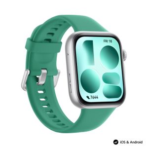Часовник Huawei Watch Fit 5 Niki-B19F Green + Huawei Freebuds SE 4 ANC, White