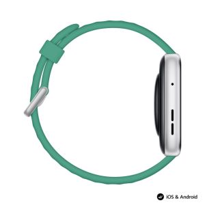 Часовник Huawei Watch Fit 5 Niki-B19F Green + Huawei Freebuds SE 4 ANC, White