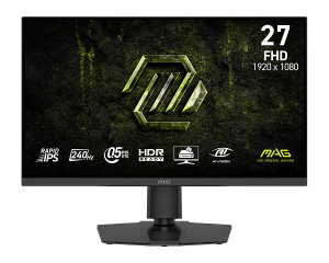 Монитор MSI MAG 272PF X24, 27" Rapid IPS, Full HD (1920 x 1080) 240Hz, 16:9, 0.5ms, 300cd/m2, 1000:1, AMD FreeSync™ Premium, Speaker 2x2W, DP, 2xHDMI, Black