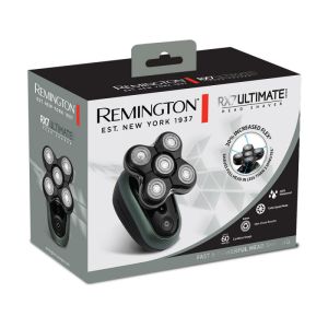 Самобръсначка за глава Remington RX7 XR1600 Ultimate Series, Автономия 60 мин, Водоустойчив, Подвижна глава, Турбо, Стоманени остриета, Индикатори, Черен/зелен