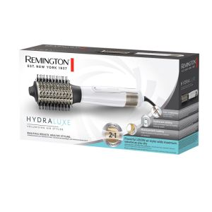 Четка за сушене и стилизиране Remington AS8901 HYDRAluxe, 1200W, Керамично покритие, Йонизация, Студена струя, 2 скорости, 3 темп, Бял
