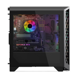 Настолен компютър LENOVO LOQ Tower 26ADR10, AMD Ryzen™ 7 8745HX (32M Cache, 3.6GHz up to 5.1GHz, 8 ядра), NVIDIA GeForce RTX 5060 Ti 8GB GDDR7, 32GB DDR5, 1TB SSD M.2, 500W, no OS - 91DF005URM