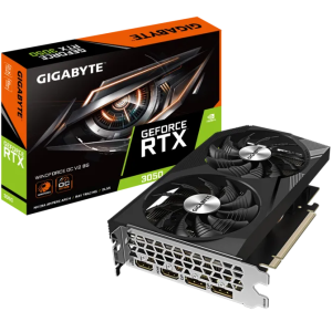 Видео карта GIGABYTE GeForce RTX 3050 WINDFORCE OC V2 8G, 8GB GDDR6, 128bit, 2xHDMI, 2xDP