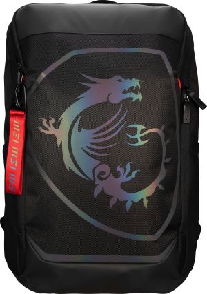 Раница MSI Titan Gaming Backpack, Water resistant  IPX-2, Padded mesh back panel, All laptop up to 18", 51 x 34 x 9cm