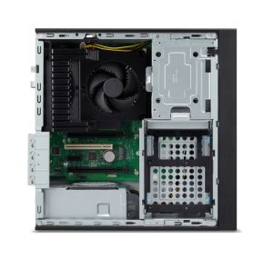 Настолен компютър Acer Veriton VX4720GT Intel Core i3-14100 (up to 4.70GHz, 12MB), 1*8GB DDR5, 512GB SSD M.2, DVD+RW, Intel UHD Graphics, TPM 2.0, GLAN, 180W  80PLUS Bronze, KBD& Mouse USB, No OS, 3Y