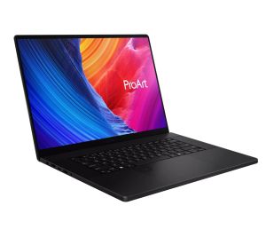 Лаптоп Asus Pro Art P16,H7606WP-SR254X,AMD Ryzen AI 9 HX 370  2.0GHz (36MB Cache, up to 5.1GHz, 12 cores, 24 Threads) up to 50TOPS ,16 OLED WQXGA+(2880X1800)16:10 Bend+500nits(HDR) Glare DCI-P3:100% ,Touch screen,120 mHZ , 64 GB LPDDR5X, 2TB PCIE G4 SSD, 