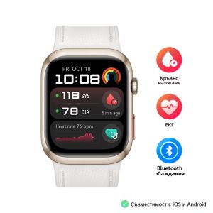 Смарт часовник HUAWEI Watch D2 LCA-B11, Gold