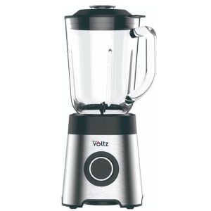 Блендер Oliver Voltz OV51162E, 800 W, 2 скорости+Pulse, Стъклена кана с капацитет 1.5 л, Трошене на лед, Сребрист