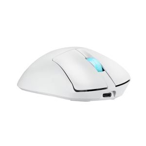 Мишка Asus ROG Keris II Origin Wireless Gaming Mouse, 65g Lightweight, Ergonomic, Push-Fit Switch Socket, 42K Optical Sensor, ROG Micro Switch II, ROG Omni Receiver, 5 Programmable Buttons, Moonlight Whit