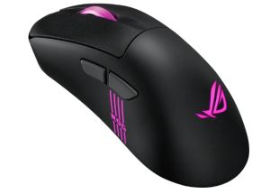 Мишка Asus ROG Keris II Origin Wireless Gaming Mouse, 65g Lightweight, Ergonomic, Push-Fit Switch Socket, 42K Optical Sensor, ROG Micro Switch II, ROG Omni Receiver, 5 Programmable Buttons, Black