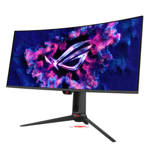 Монитор ASUS ROG Swift OLED PG34WCDN, 34" QD-OLED Curved 1800R, WQHD (3440x1440) 360Hz, 21:9, 0.03ms, 1300 cd/m2, 1.5M:1, Adaptive-Sync, 2xHDMI, DP, USB-C, 3xUSB 3.2, Black - 90LM0CU0-B0197