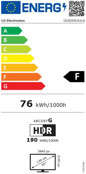 Телевизор 55" LG OLED55C61LA, 4K UHD OLED evo, SmartTV, webOS 26, 120Hz Native (VRR 165Hz), Wi-Fi 6E, Black