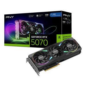 Видео карта PNY GeForce RTX 5070 12GB GDDR7 OC EPIC-X RGB Triple Fan