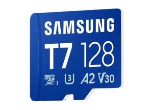 MicroSD памет 128GB SAMSUNG T7, microSDXC, Class 10 UHS-I U3 V30 A2, up to 170MB/s