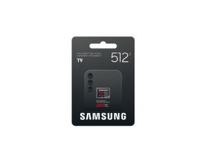 MicroSD памет 512GB SAMSUNG T9, microSDXC, Class 10 UHS-I U3 V30 A2, up to 200MB/s