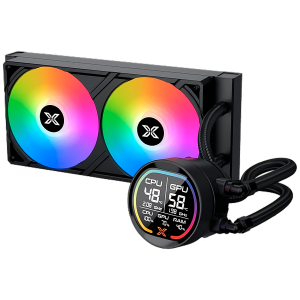LK Pro 240 Digital EN47428 (BK AIO,Digital LCD Pump & 240mm PWM Fan,Mini ARGB Controller,Intel & AMD & 20xx)