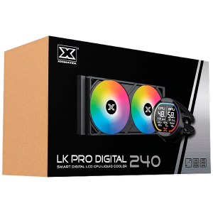 LK Pro 240 Digital EN47428 (BK AIO,Digital LCD Pump & 240mm PWM Fan,Mini ARGB Controller,Intel & AMD & 20xx)