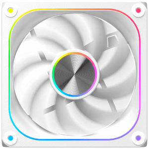 Infinity J22A Arctic EN49835 (WH, 3PCS J22A PWM Fans, ARGB & PWM Remote Control Box, A Logo Color Box)