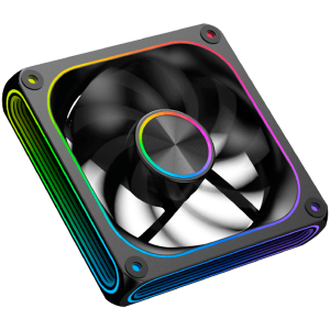 Infinity J22A Reverse EN49828 (BK, 3PCS J22A PWM Fans, ARGB & PWM Remote Control Box, A Logo Color Box)