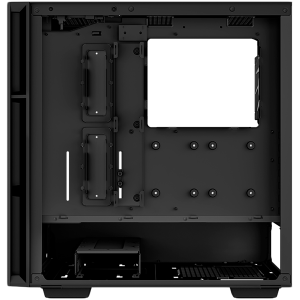 DeepCool CH560 Digital, Mid Tower, Mini-ITX/Micro-ATX/ATX/E-ATX, 1xUSB3.0, 1xType-C, 1xAudio, 3x140mm + 1x120mm Pre-Installed ARGB Fans, Tempered Glass, Mesh Panels, Dual-Status Digital Display, GPU Support Arm, Black, R-CH560-BKAPE4D-G-1