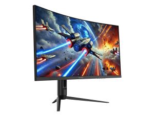 Монитор KOORUI G3441XC, 34" VA Curved 1500R, WQHD (3440 x 1440) 240Hz, 21:9, 1ms, 400 cd/m2, 4000:1, Adaptive Sync, AMD FreeSync™ Premium, 2xHDMI, DP, Black