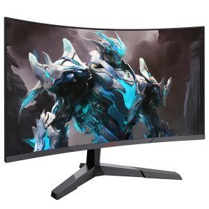 Монитор KOORUI 27E6QCA, 27" VA Curved 1500R, QHD (2560x1440) 180Hz, 16:9, 1ms, 300cd/m2, 4000:1, Adaptive-Sync, 2xHDMI, DP, Black