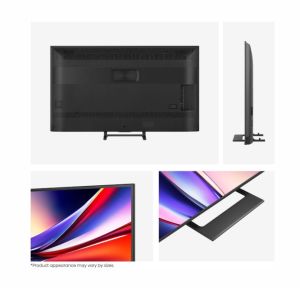 Телевизор Hisense 75" A7Q, 4K Ultra HD 3840x2160, QLED, HDR 10+, HLG, Dolby Vision, Dolby Atmos, Smart TV, Light Sensor, WiFi Direct, BT, Anyview Cast, 3xHDMI, 2xUSB, LAN, CI+, DVB-T2/C/S2, Black