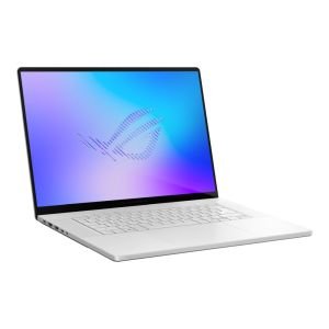 Лаптоп Asus ROG Zephyrus 16 GU606AW-TB082X,Intel Ultra 9 386H 2.1 GHz (18MB Cache, up to 4.9 GHz, 16 cores, 16 Threads),16.0 OLED WQXGA (2560X1600) 400nits Glare, 240Hz,LPDDR5X 64GB, 2TB G4,RTX5080 16GB,Wi-Fi 7 ,Backlit Kbd RGB, Windows 11 Pro, White, Bac