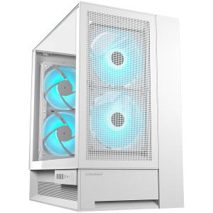 COUGAR OmnyX PC Case, Mid Tower, White