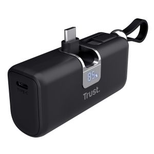 Външна батерия TRUST Pacto 5000 mAh Pocket Powerbank Black