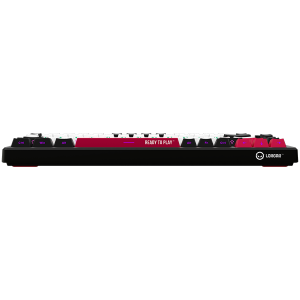 LORGAR KBP7075W, Wireless 75% Mechanical Gaming Keyboard Pro, Black/red, EN layout