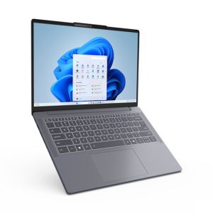 Лаптоп LENOVO IdeaPad Slim 3 14ARP10, 14.0" WUXGA (1920x1200) IPS, AMD Ryzen™ 7 7735HS (16M Cache, 3.2GHz up to 4.75GHz, 8 ядра), 16GB DDR5, 512GB SSD M.2, Backlit, noOS, Luna Grey - 83K6000JBM