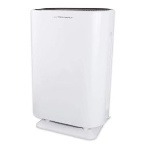 Пречиствател за въздух Esperanza EHP003, 43W, 50 м2, 190 м³/ч, 3 режима, 3 скорости, LCD, HEPA, Touch, Дистанционно, Бял