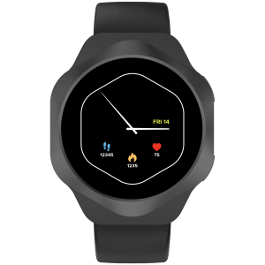 Смарт часовник CANYON Hexagon 88 (CNS-SW88BB) Smart Watch BT-CALL Black
