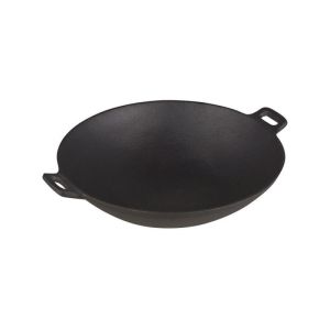 Чугунен уок тиган Kinghoff KH 1109, 31 см, Индукция, Черен