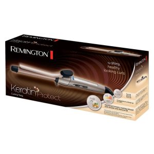 Маша за коса Remington Ci5318 Keratin Protect, Керамично покритие, 150-210°C, Обогатена с кератин и бадемово масло, Бронз/розово злато