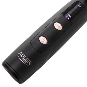 Безжична маша за коса Adler AD 2120, 50W, 210 C, Керамично-турмалиново покритие, LED дисплей, Черен/Меден
